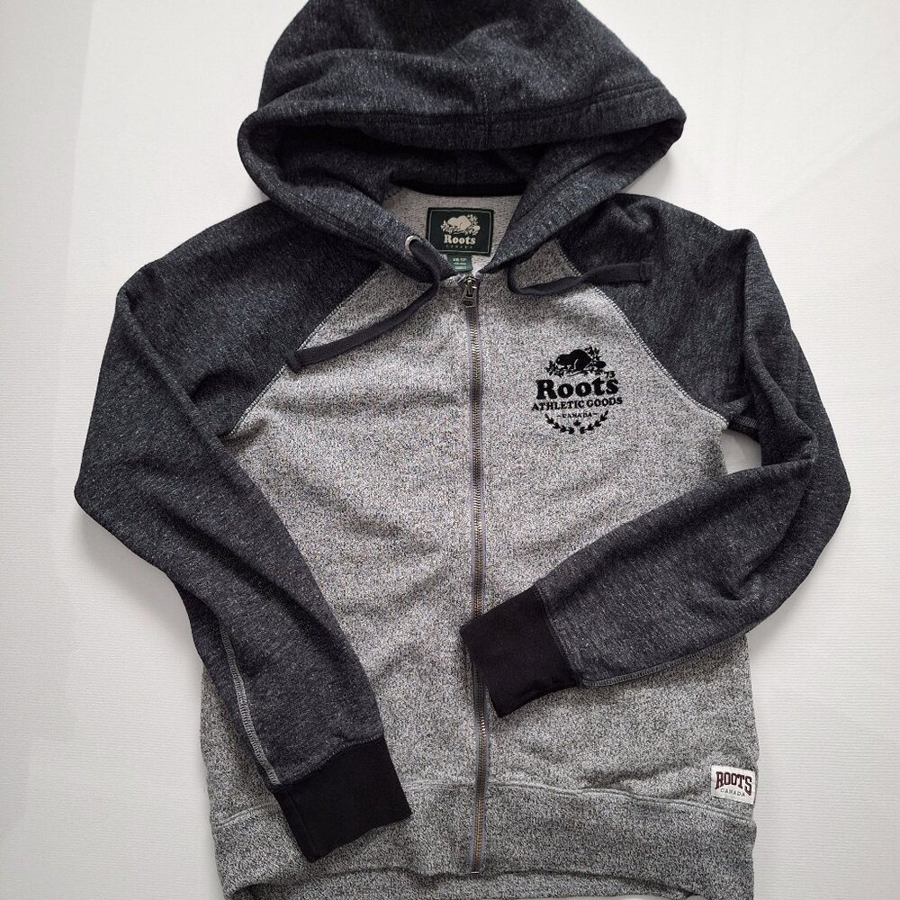 Roots Grey Zip Up Hoodie